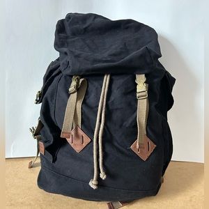 Urban outfitters cargo backpack in black